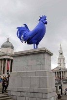 Picture by Mark Richards-Boris Johnson unveils the new commission for the Fourth Plinth in Trafalgar Square
