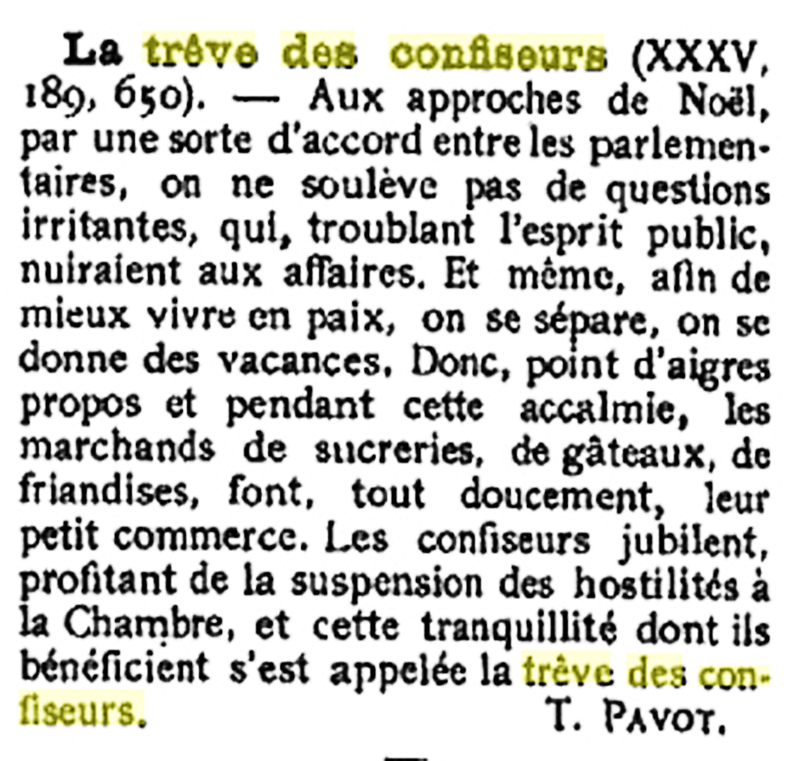 TREVE DES CONFISEURS