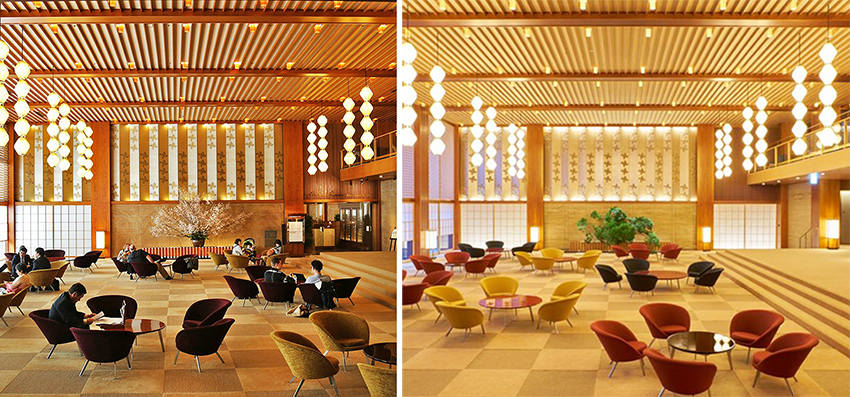 OKURA GRAND HALL AVANT APRES